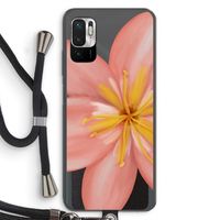 Pink Ellila Flower: Xiaomi Redmi Note 10 5G Transparant Hoesje met koord