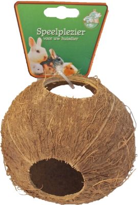 Hamsterhuis kokosnoot 3 gaats - Gebr de boon