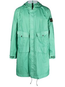 Stone Island imperméable à patch Compass - Vert