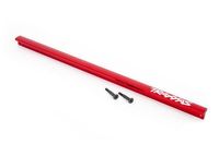 Traxxas - Chassis brace (T-Bar), 6061-T6 aluminum (red-anodized)/ 3x16 SS (2) (TRX-9523R) - thumbnail