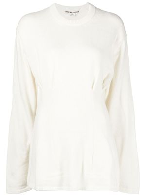 Comme Des Garçons pull à col rond - Blanc