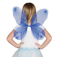 Blauwe vlindervleugeltjes voor meisjes   - - thumbnail