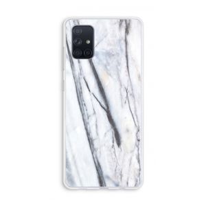 Gestreepte marmer: Galaxy A71 Transparant Hoesje
