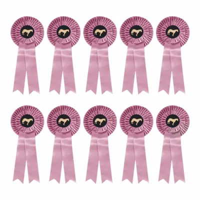 Rozetten (per 10 stuks) roze