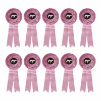 Rozetten (per 10 stuks) roze