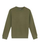 Lyle & Scott winter sweater jongens - donker groen - geborduurd
