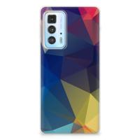 Motorola Edge 20 Pro | TPU Hoesje | Polygon Dark