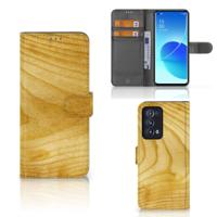 OPPO Reno 6 Pro Plus 5G | Book Style Case | Licht Hout