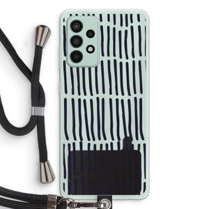 Moroccan stripes: Samsung Galaxy A52s 5G Transparant Hoesje met koord
