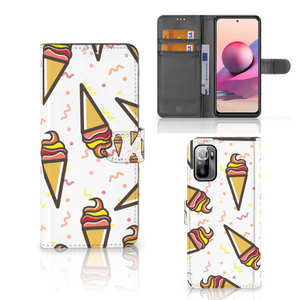 Xiaomi Redmi Note 10/10T 5G | Poco M3 Pro Book Cover Icecream