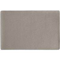 1x placemats lederlook - 45 x 30 cm - metallic taupe