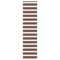 VidaXL Zebra rolgordijn 65x230 cm stofbreedte 60,9 cm polyester bruin