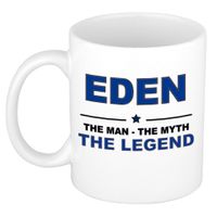 Eden The man, The myth the legend cadeau koffie mok / thee beker 300 ml Eden The man, The myth the legend cadeau koffie mok / thee beker 300 ml