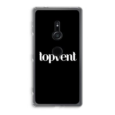 Topvent Zwart: Sony Xperia XZ2 Transparant Hoesje