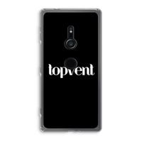Topvent Zwart: Sony Xperia XZ2 Transparant Hoesje