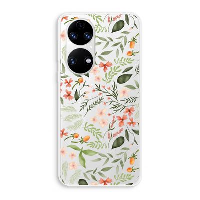 Sweet little flowers: Huawei P50 Transparant Hoesje
