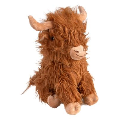 Honden knuffel Highland Cow Shaggy, brown, Maat: 1
