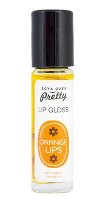 Zoya Goes Pretty Lip gloss orange lips