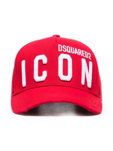 DSQUARED2 casquette à broderies Icon - Rouge