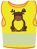 Korntex KX119K Children's Safety Vest Funtastic Wildlife CO² Neutral - Moose Yellow - XS (3-6 years)