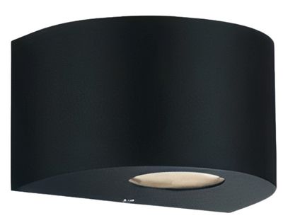 Reality wandlamp Rosario 15 x 9 cm matzwart