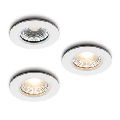LED-inbouwspot Udis wit dimbaar IP65