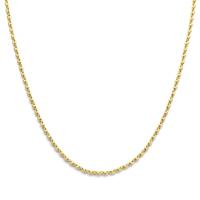 14K Geelgouden Collier met Koffieboon Schakels van 4,2 mm - Elegant en Uniek