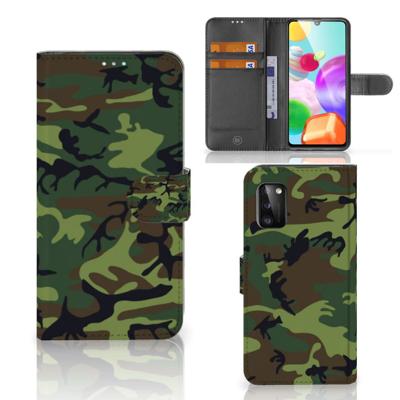 Samsung Galaxy A41 | Telefoon Hoesje | Army Dark