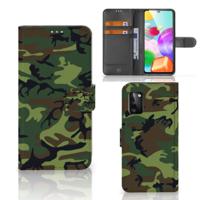 Samsung Galaxy A41 | Telefoon Hoesje | Army Dark