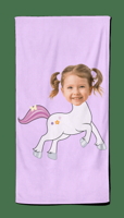 Cartoon Handdoek Unicorn - Pillow Buddies