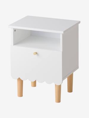 Nachttafel kind LIGNE FESTON wit