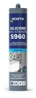 Bostik S960 Silicone Non Staining 310ml - Wit