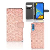 Samsung Galaxy A7 (2018) | Telefoon Hoesje | Pattern Orange