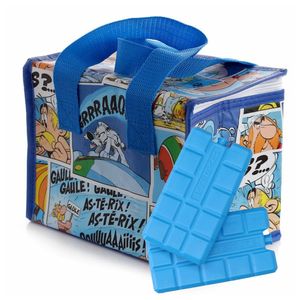 Puckator Kleine lunch koeltas met 2x koelelement - Asterix print - 4,4 liter