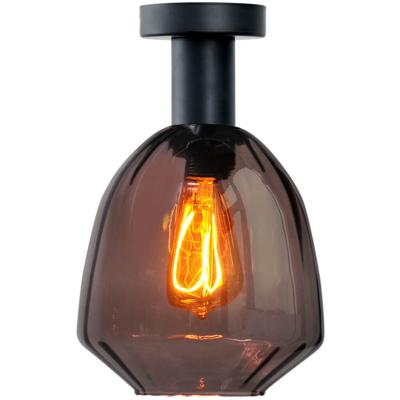 Masterlight Plafondlamp - Ø 20cm -Porto met Nicolette red glas - 5710-05-05-03-13