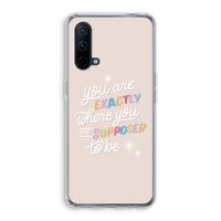 Right Place: OnePlus Nord CE 5G Transparant Hoesje