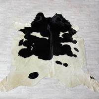 Koeienhuid zwart bruin creme 235x235cm