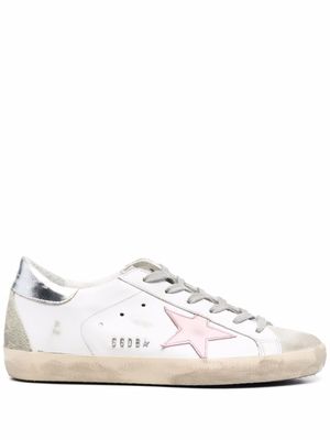 Golden Goose baskets à patch étoile - Blanc