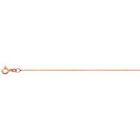 Ketting Anker Plat rosegoud 0,8 mm