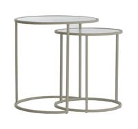 Light & Living Bijzettafel 'Talca' Set van 2 stuks, kleur Crème