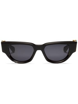 VALENTINO GARAVANI EYEWEAR lunettes de soleil à monture papillon - Noir