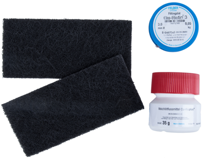 Cornat soldeerset (soldeer+vet+vlies) - t580899