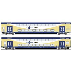 Roco 6200106 H0 2-delige set dubbeldekswagons van de metronoom 2e klas DBPza