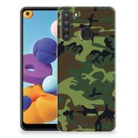 Samsung Galaxy A21 | TPU bumper | Army Dark