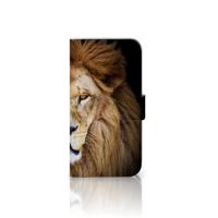 Samsung Galaxy S25 | Telefoonhoesje | Met pasjeshouder | Leeuw