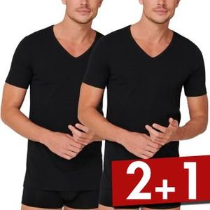 Schiesser 2 stuks 95-5 Organic Cotton V-Neck