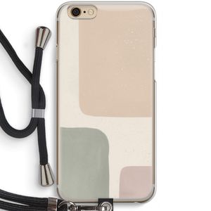 Geo #7: iPhone 6 / 6S Transparant Hoesje met koord