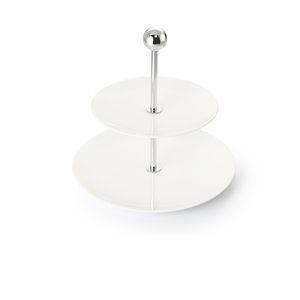 DIBBERN - White Pure - Etagere 2laags+borden 16-21cm