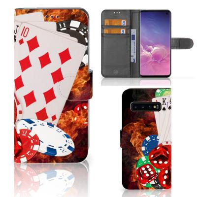 Samsung Galaxy S10 | Wallet Case | met Pasjes | Casino