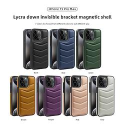 telefoon hoesje Voor iPhone 15 Pro Max Plus iPhone 14 13 12 11 Pro Max Plus Achterkant met standaard Magnetisch Ondersteuning draadloos opladen Retro TPU PC PU-nahka Lightinthebox